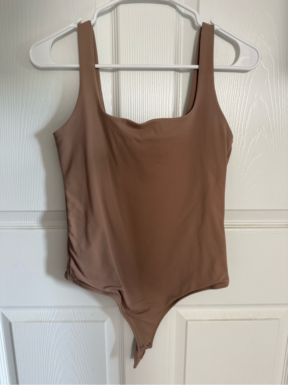 Abercrombie & Fitch Brown Scoop Tank Bodysuit